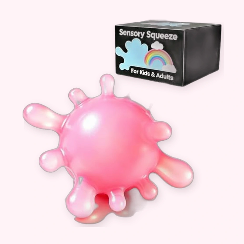Sugar Squishy Toy, Splat-Style Slow-Rise Malt Cube