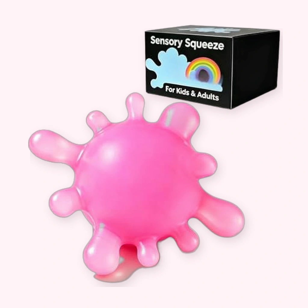 Sugar Stress Cube Squishy, Smash-and-Rise Malt Fidget