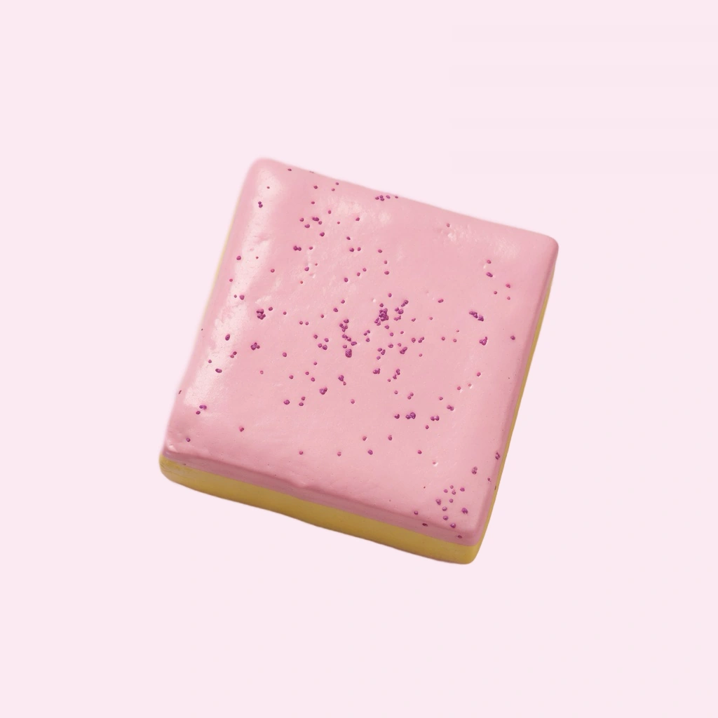 Taro Cake Squishy Soft PU Foam Slow Rising Fidget Toy