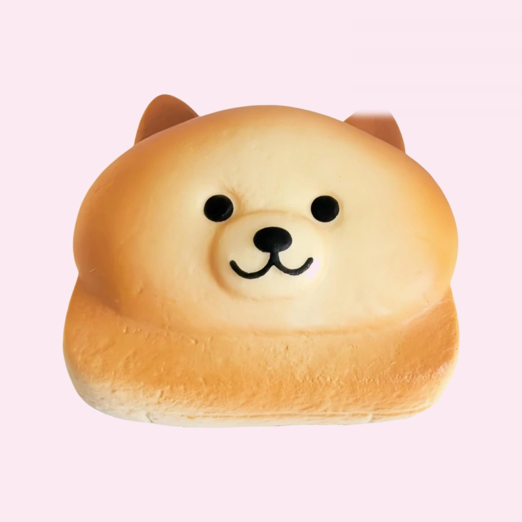 Toast Bear Squishy Soft Bread Loaf Slow Rising Squeeze Toy