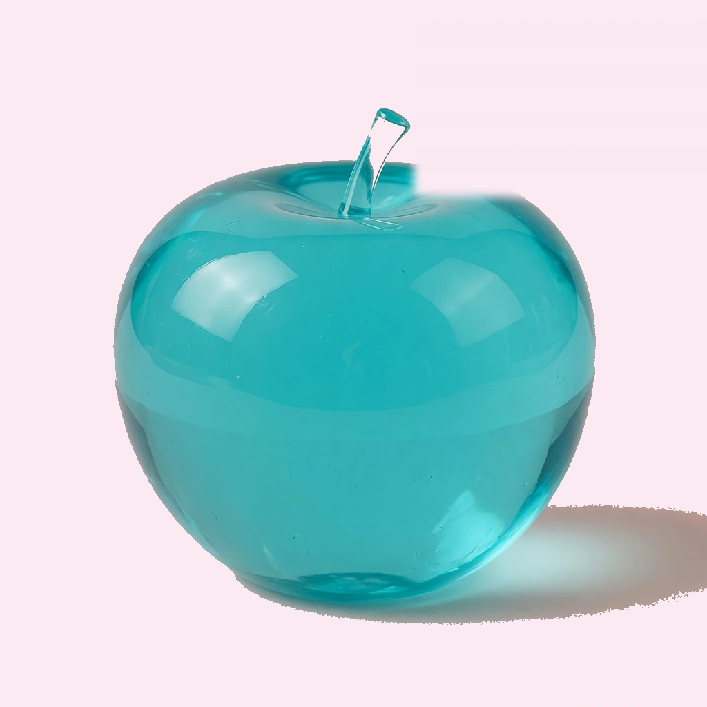 Transparent Apple Squishy, See-Through Stress Ball