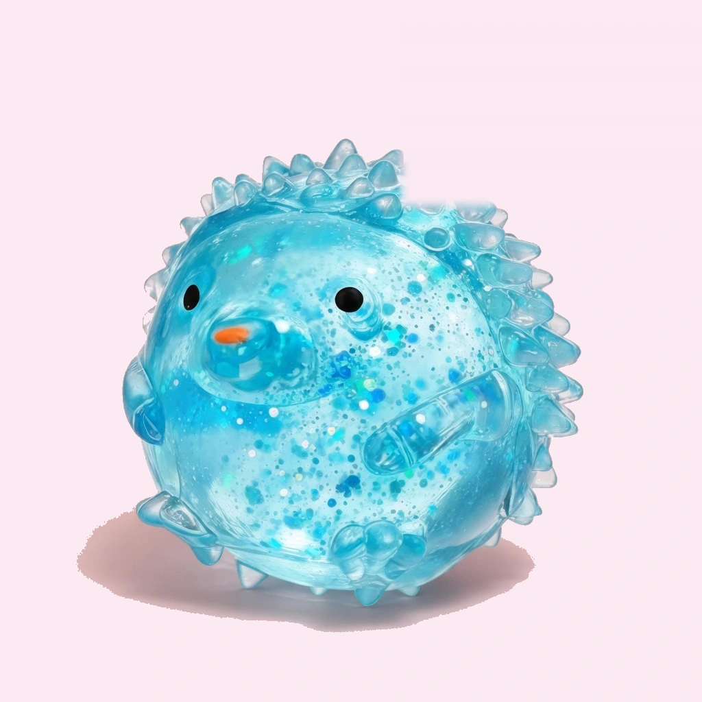 Water Bead Hedgehog Squishy Squeeze Sensory Stress Ball