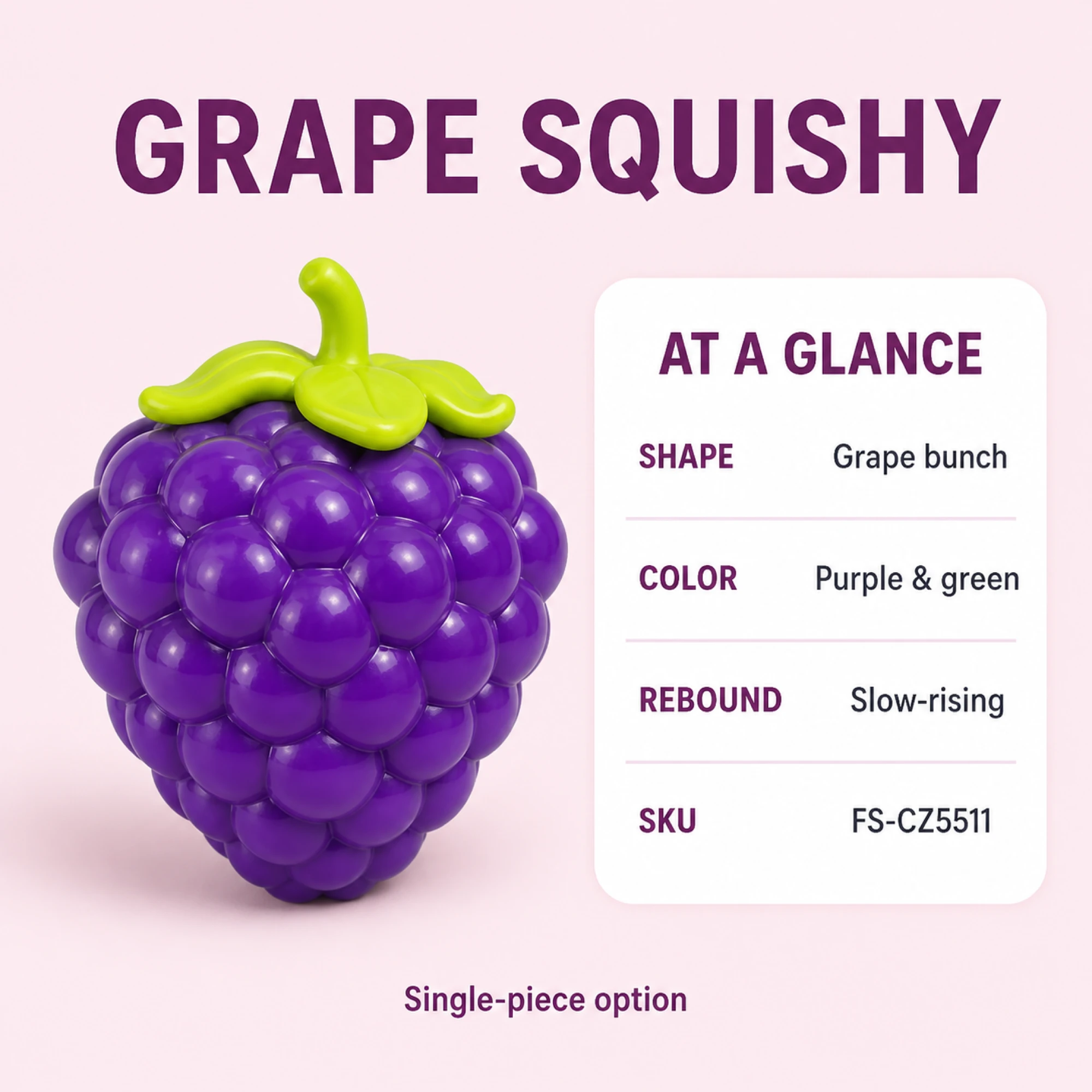 Grape squishy product information FS-CZ5511