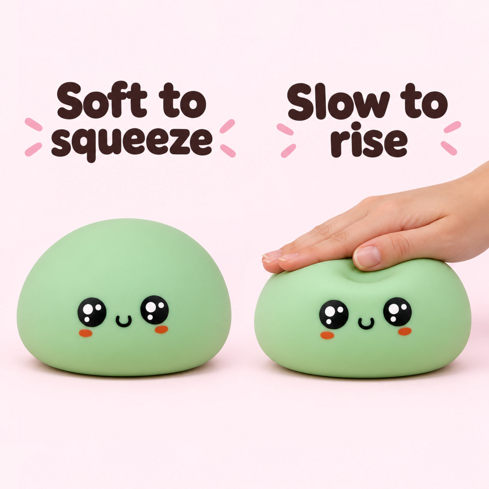 Big Dumpling Squishy Jumbo Squeeze Stress Toy — comparison