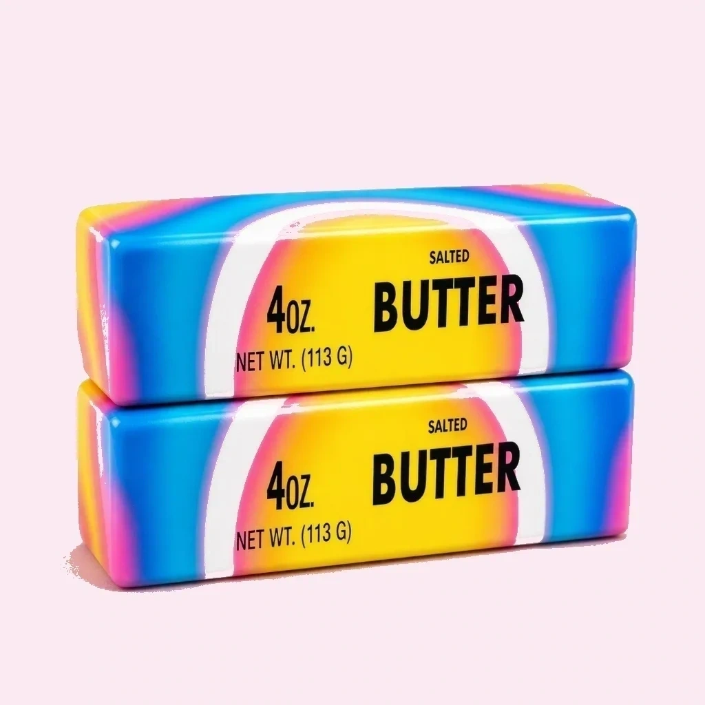 2 Pack Butter Squishy — Keep One, Gift the Other shown as a current squishy gift basket example