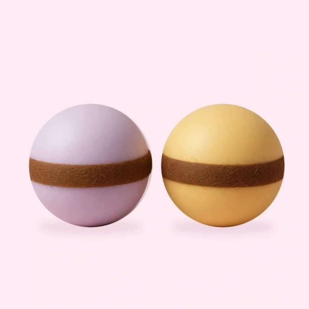 2 Pack Coconut Squishy Slow Rising Squeeze Stress Balls shown as a current coconut squishy example