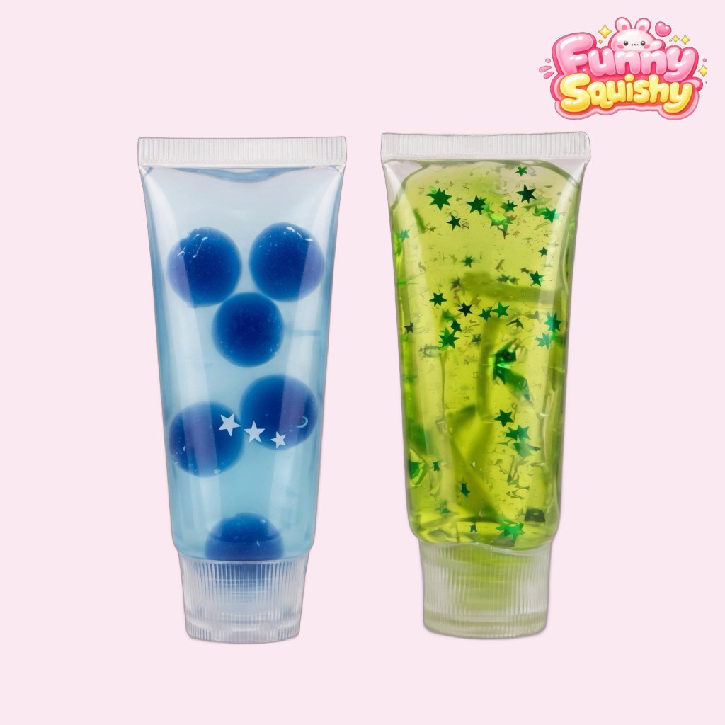 2 Pack Toothpaste Squishy, Soft Slow-Rise Squeeze Set