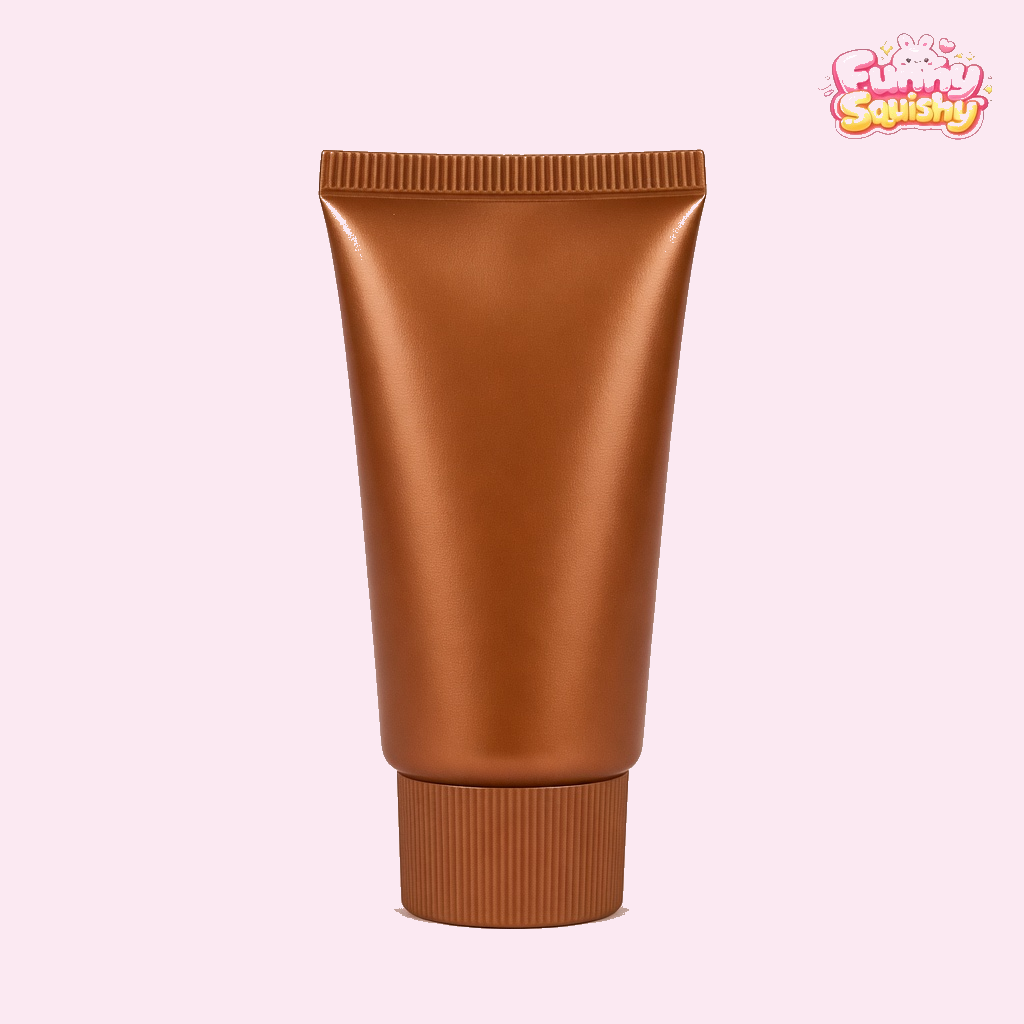 Bronze Toothpaste Squishy, Metallic Squeeze Fidget
