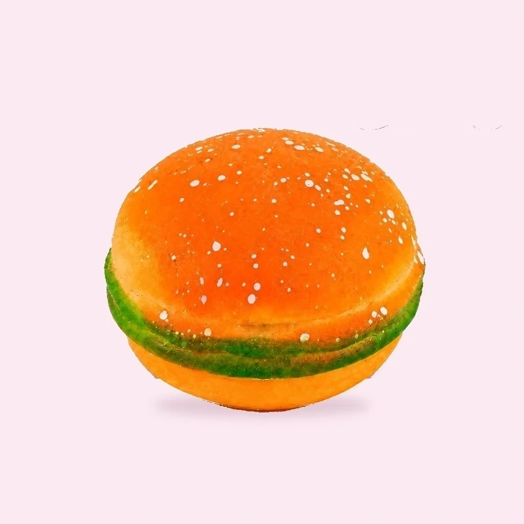Burger Squishy: Mini Hamburger Slow-Rising Stress Toy