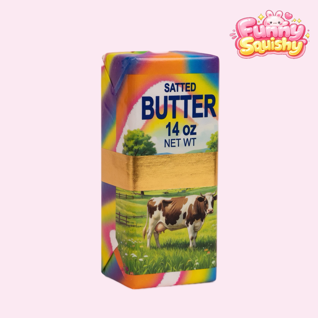Squishy Butter Stick Fidget Toy – Slow-Rising Sensory Squishy