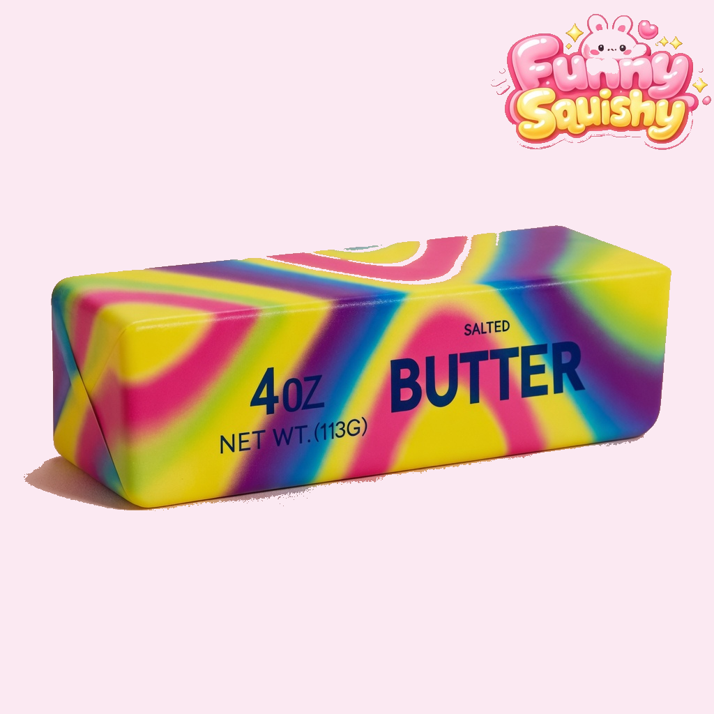 Sensory Squishy Toy — Slow Rise Butter Stick Fidget