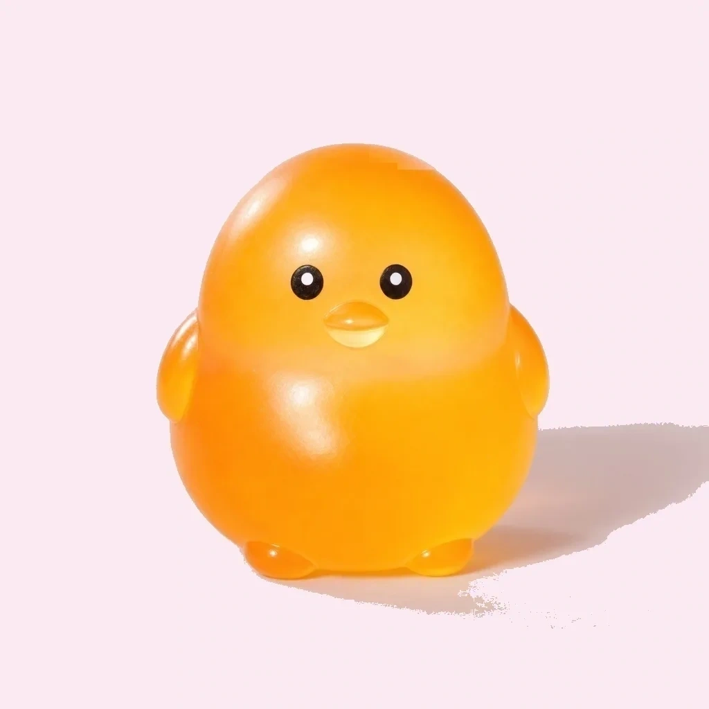 Glitter Dumpling Squishy product image — 4-Pack TPR Stress Ball