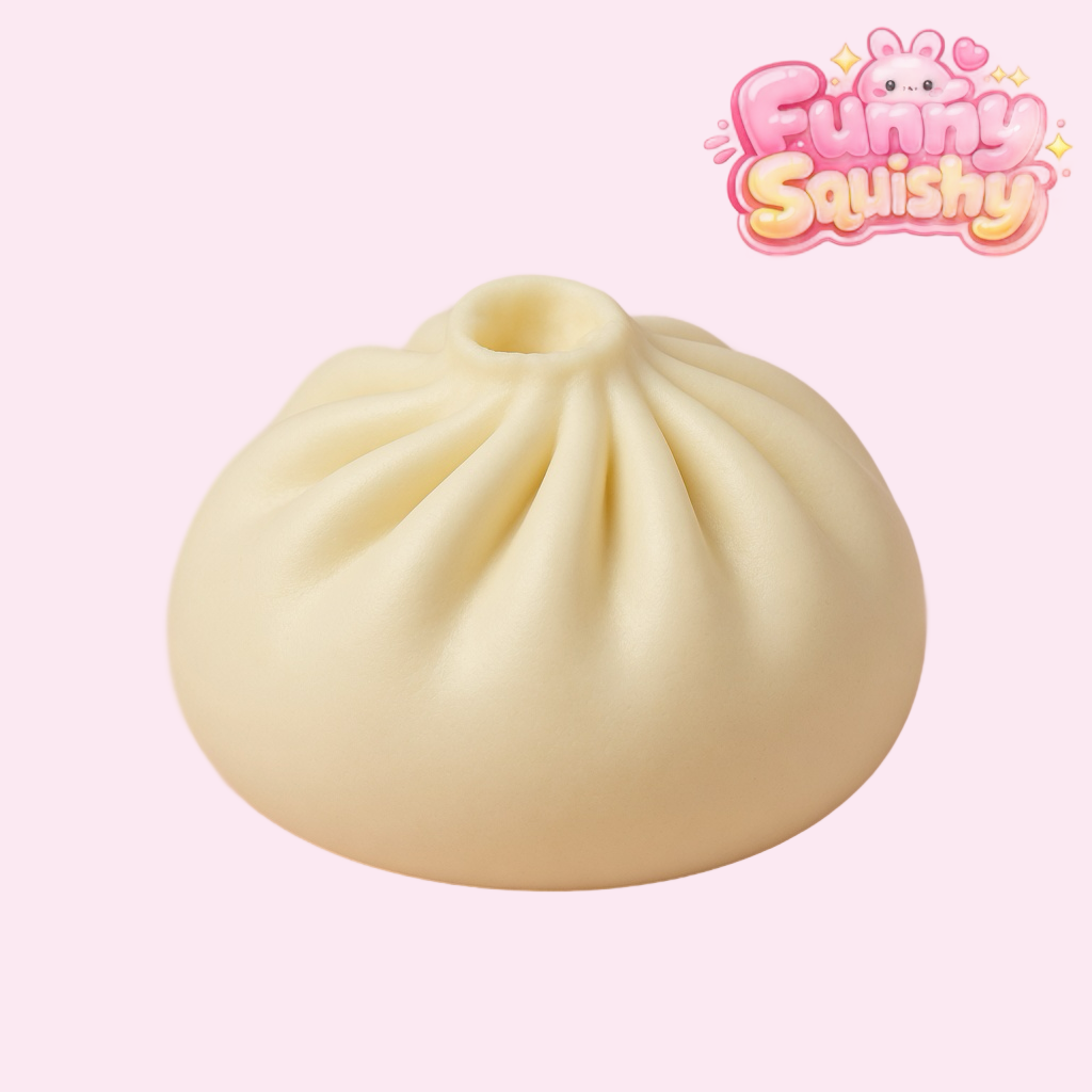 Dumpling Butter Squishy — Knead-and-Watch Fidget Toy