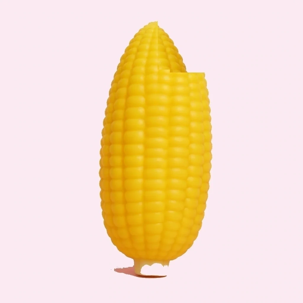 Giant Corn Squishy 7 Inch Jumbo Soft Stress Ball shown as a current corn squishy example