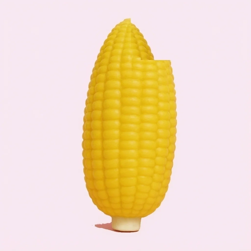 Giant Corn Squishy 7 Inch Jumbo Soft Stress Ball shown as a current corn squishy example