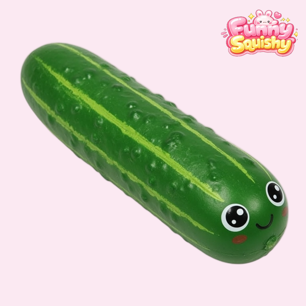 Giant Cucumber Squishy, a Cool Twist on Pickle Squishy