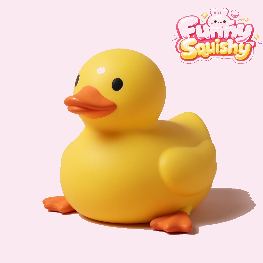 Giant Duck Squishy, Big Soft Two-Hand Squeeze Toy