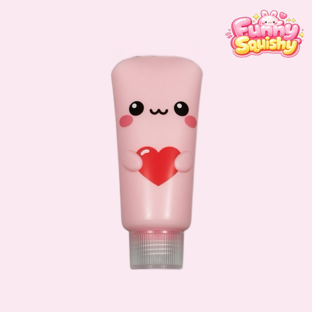 Heart Toothpaste Squishy, Sweet Heart-Jam Squeeze Toy