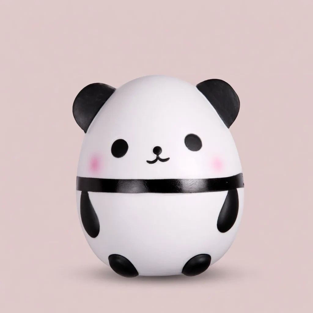 Jumbo Panda Squishy Egg Scented Slow Rising 5.5 Inch shown as a current panda squishy example