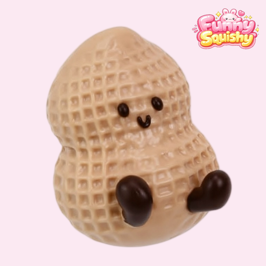 Kawaii Peanut Squishy — Cute, Chunky Desk Buddy and Fidget