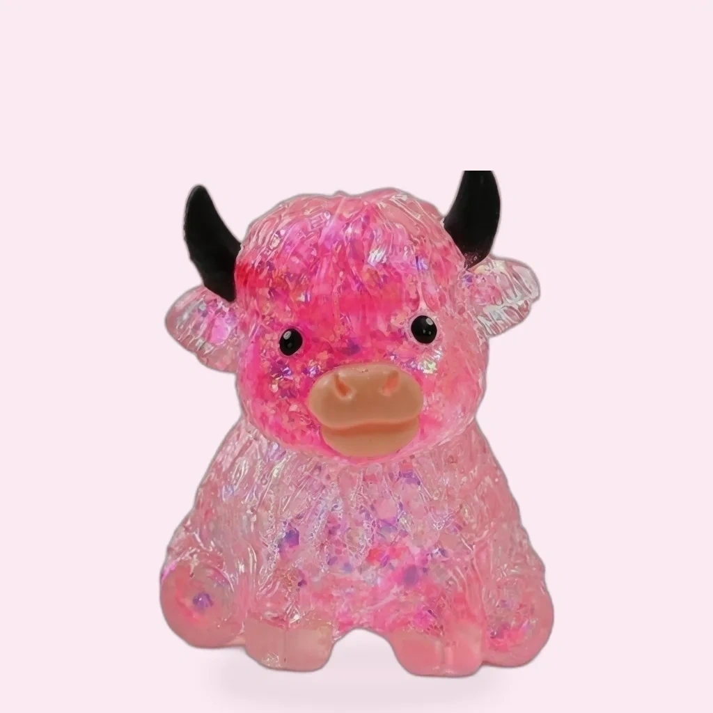 Highland Cow Squishies: The Fluffy-Faced Fidget Taking Over Desks