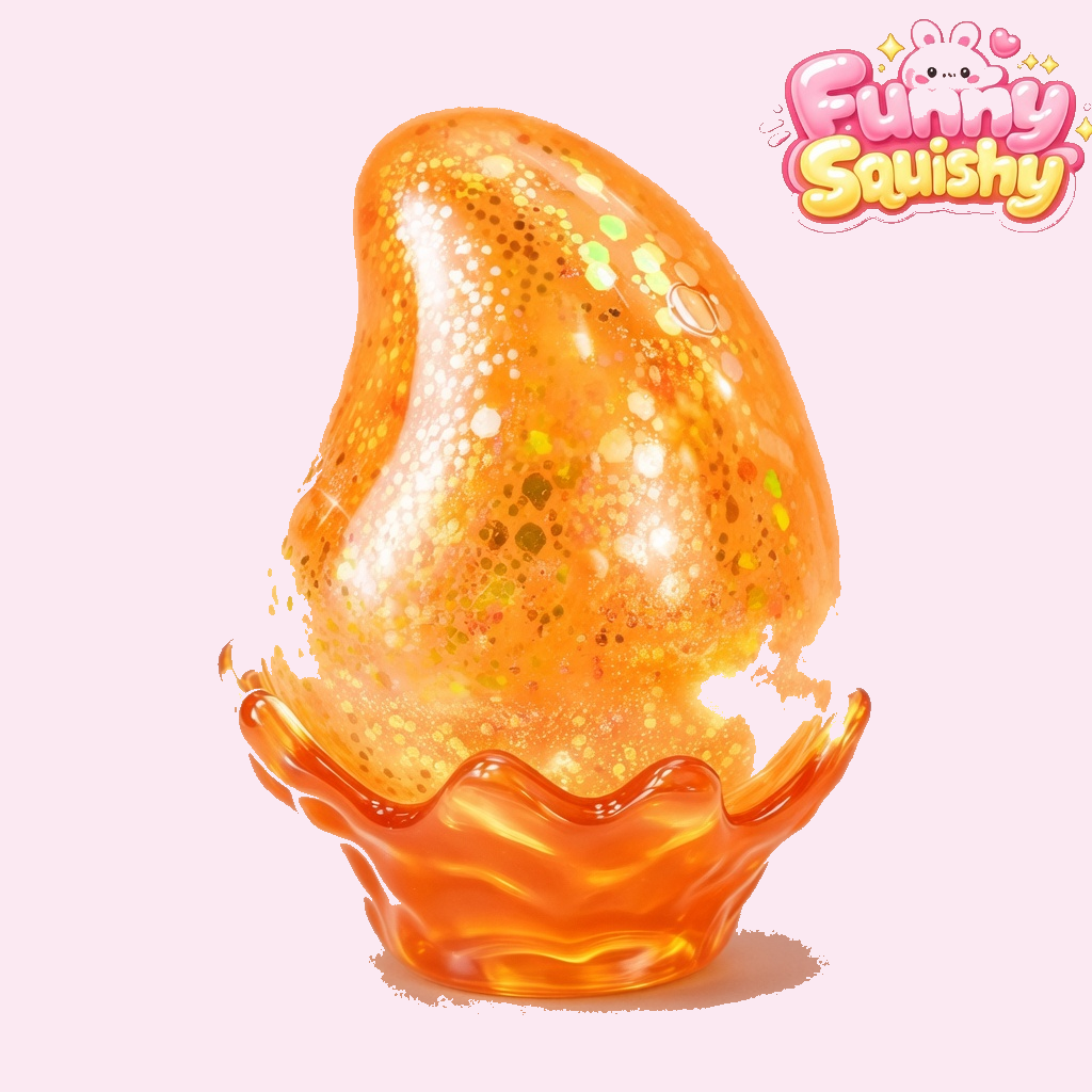 Malt Sugar Squishy Raindrop, Grainy Slow-Rise Squeeze