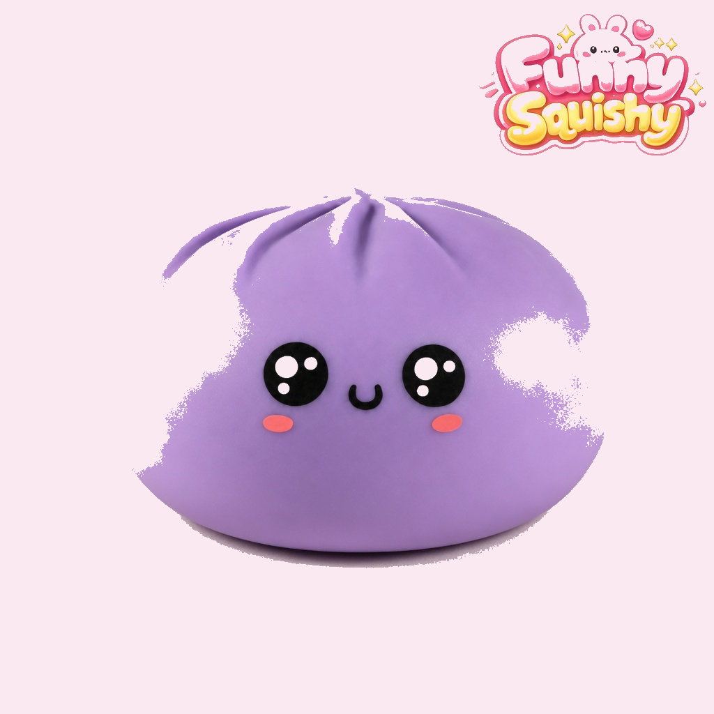 Novelty Dumpling Squishy Funny Squeeze Desk Toy