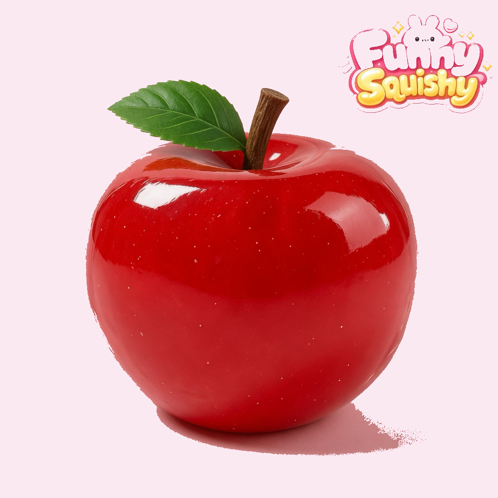 Sensory Apple Squishy, Calming Jumbo Squeeze Toy