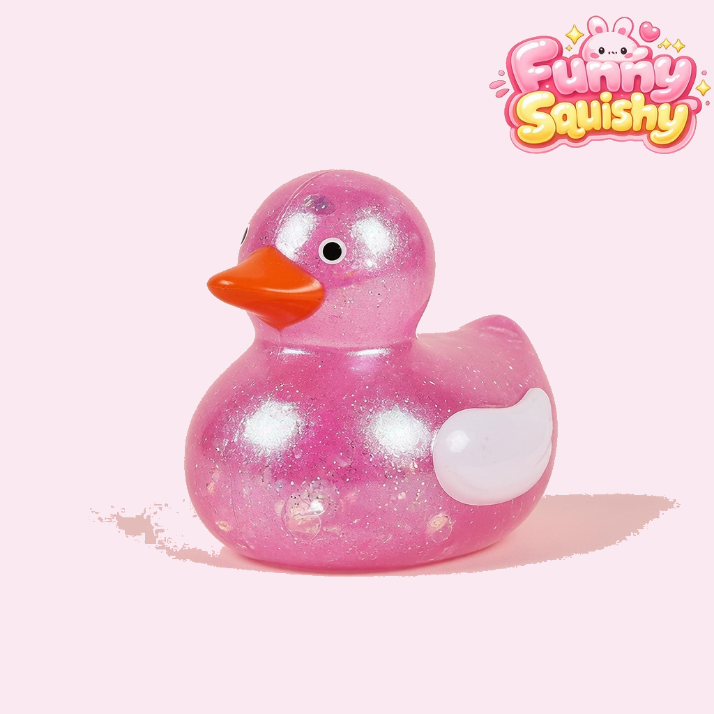 Soft Duck Squishy, Pillowy Slow Rising Squeeze Toy