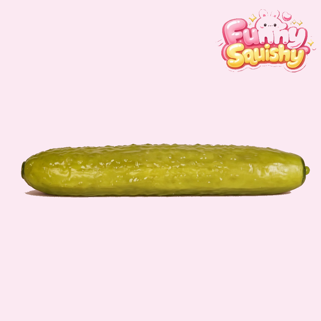 Squishy Pickle Stress Ball, Squeeze and Release Relief