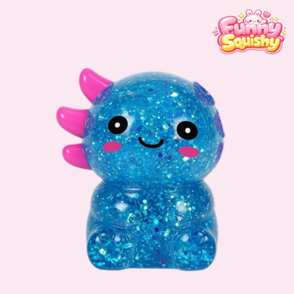Stress Ball Axolotl Squishy — Firm Squeeze Toy