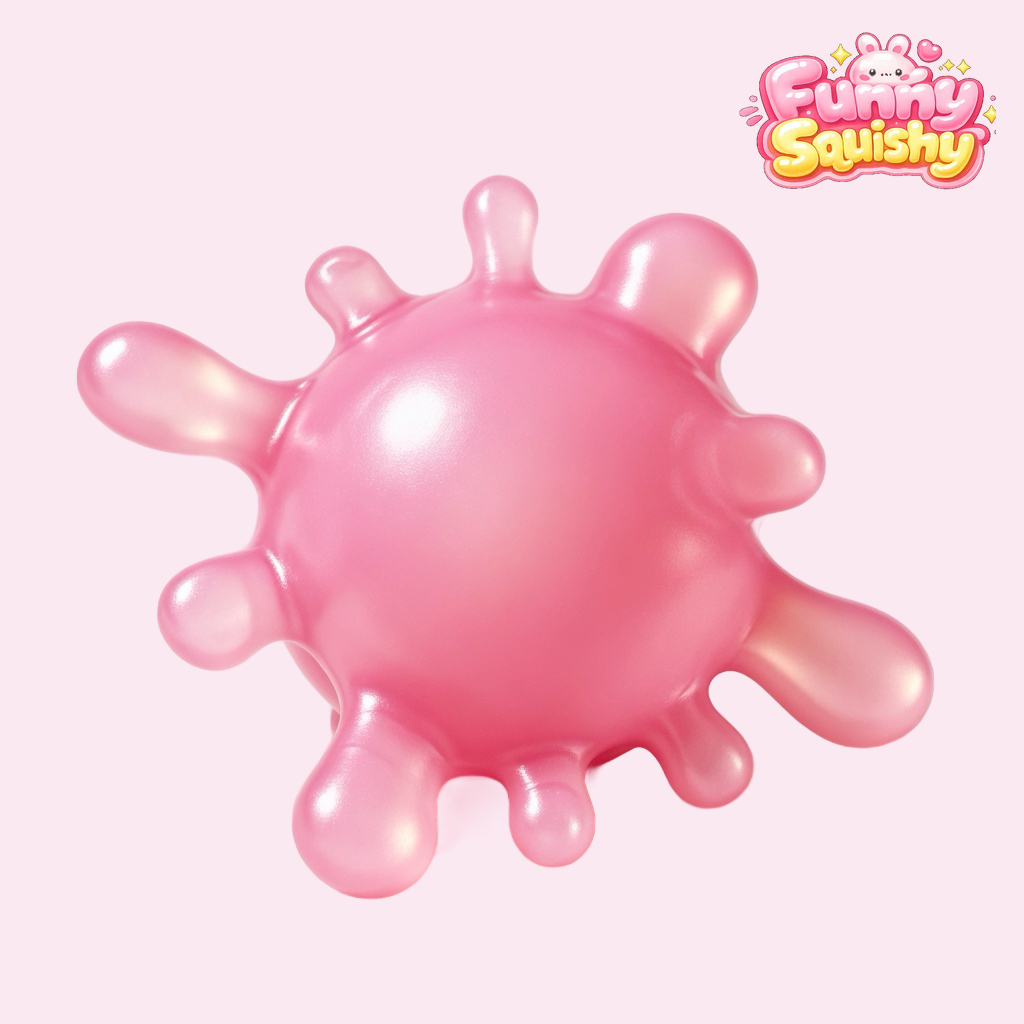 Sugar Squishy Toy, Splat-Style Slow-Rise Malt Cube