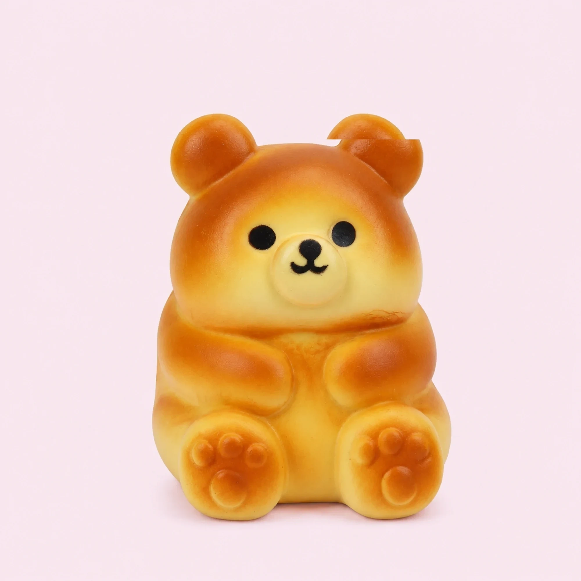 Honey Bun Bear Squishy Soft Slow Rising Bread Toy — alternate view