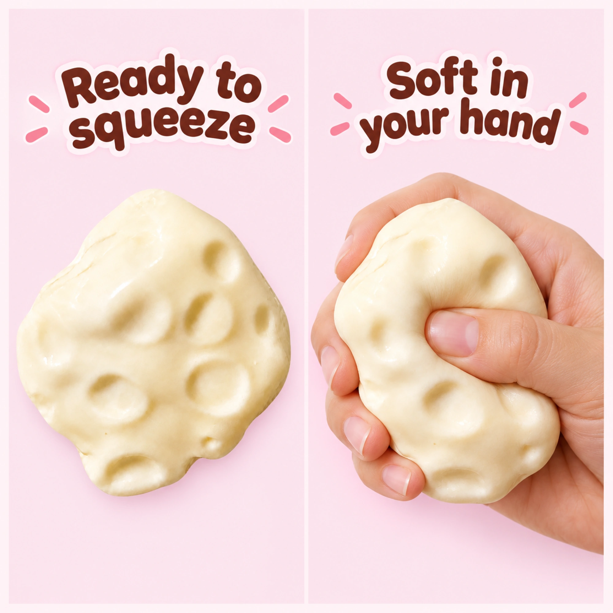 Cheese Squishy – Soft Slow-Rising Swiss Cheese Block Fidget Toy — comparison