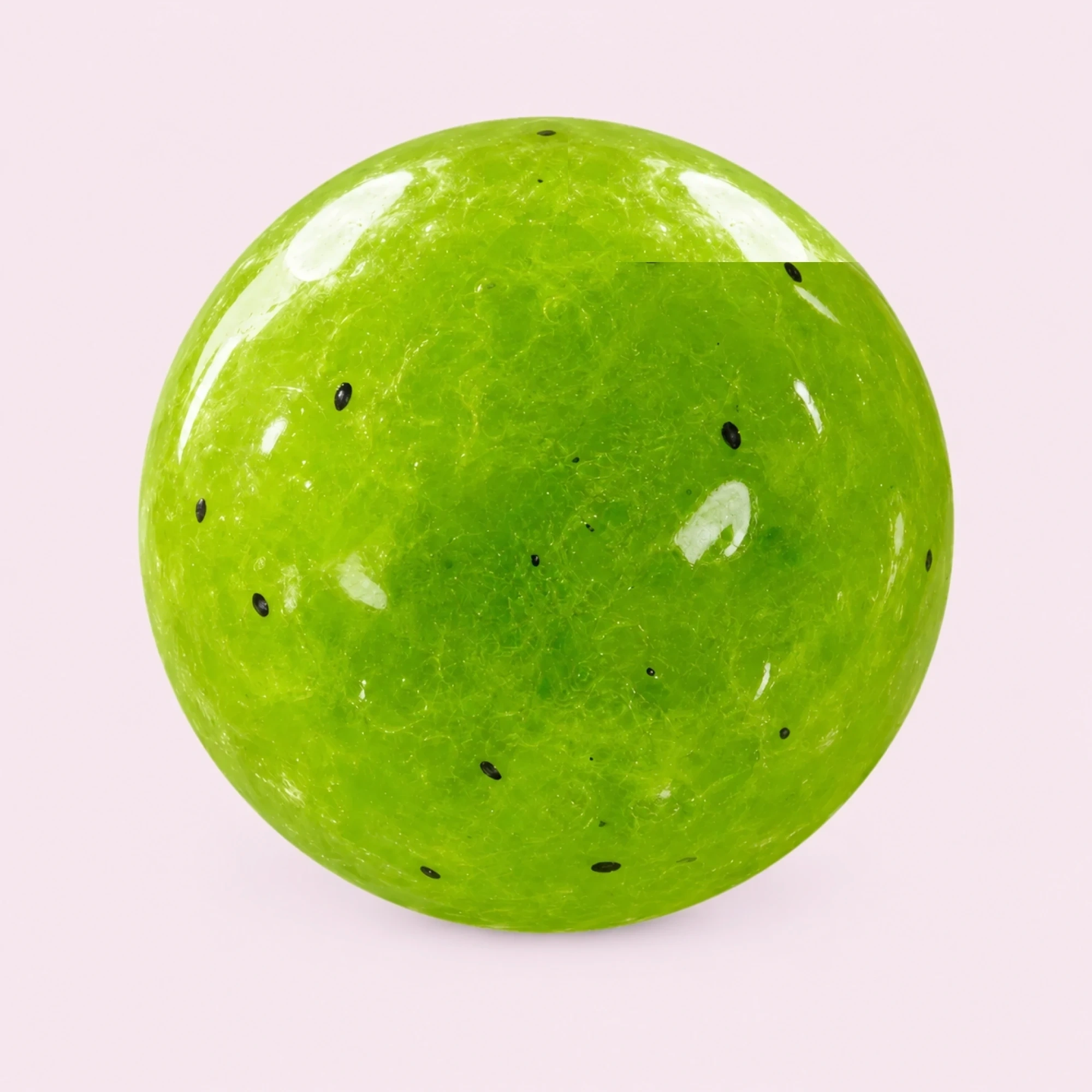 Kiwi Slushie Squishy Ball — Moldable Fruit Stress Ball — alternate view