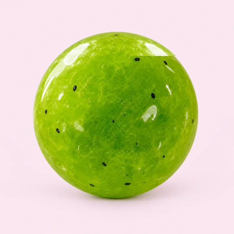 Kiwi Slushie Squishy Ball: Grainy Stress Relief