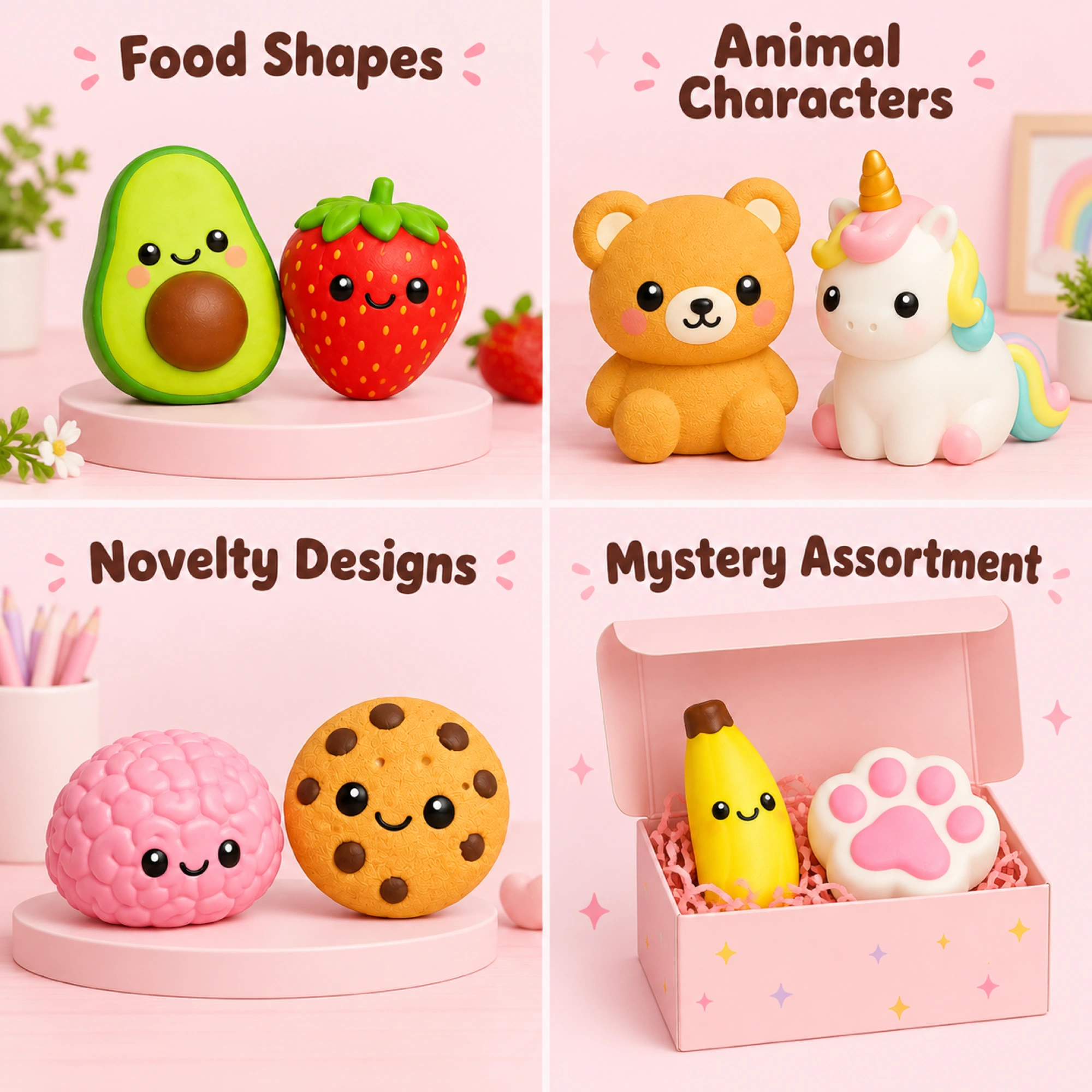 Lucky Dip Squishy Mystery Box – 6+ Piece Assortment — lifestyle