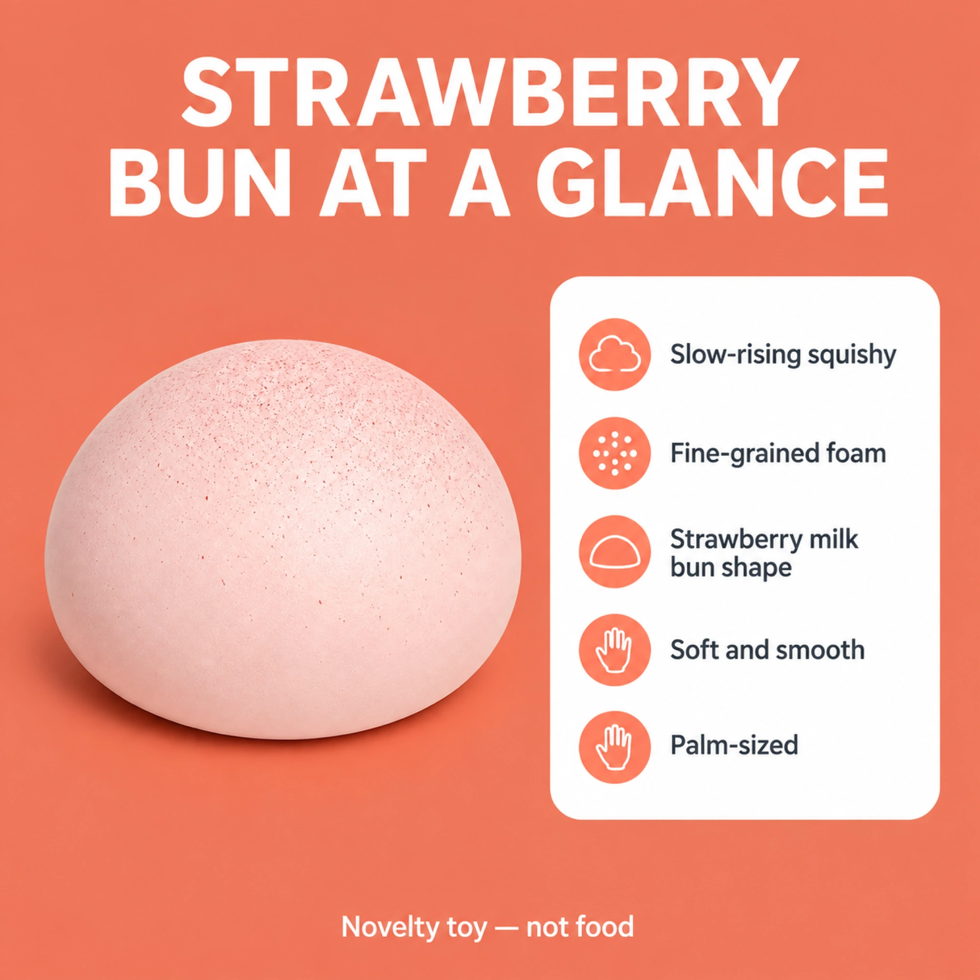 Strawberry milk bun slow-rising foam specifications