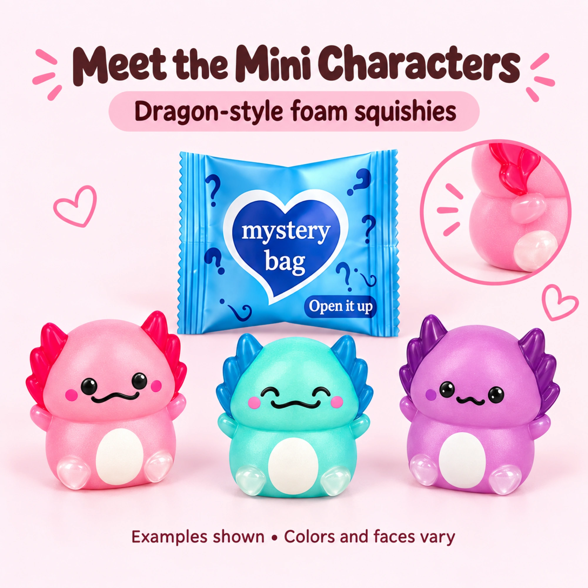 Bolsitas sorpresa de mini squishies animales, 20 unidades – envueltas individualmente (foto 3)