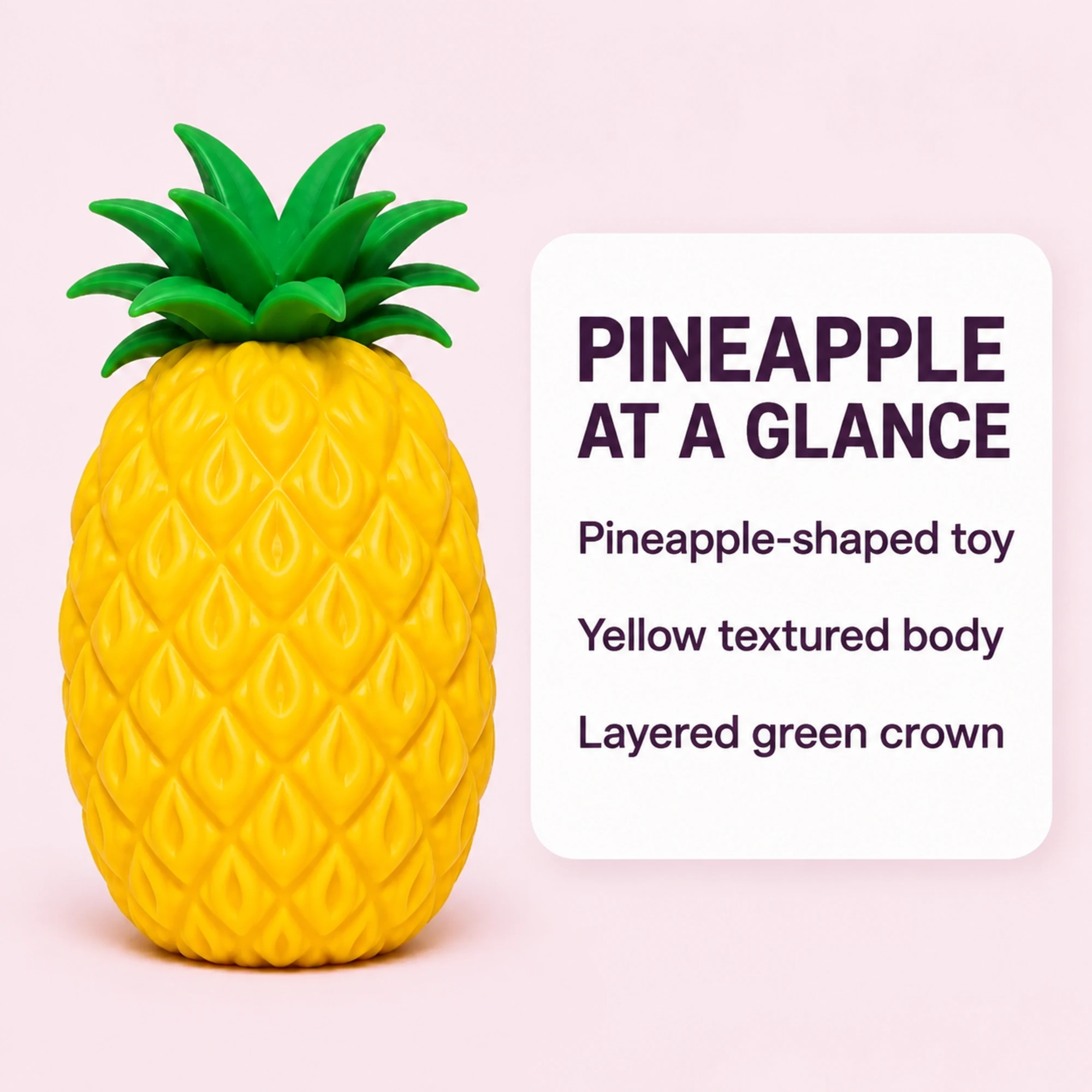 Jumbo pineapple squishy — final presentation