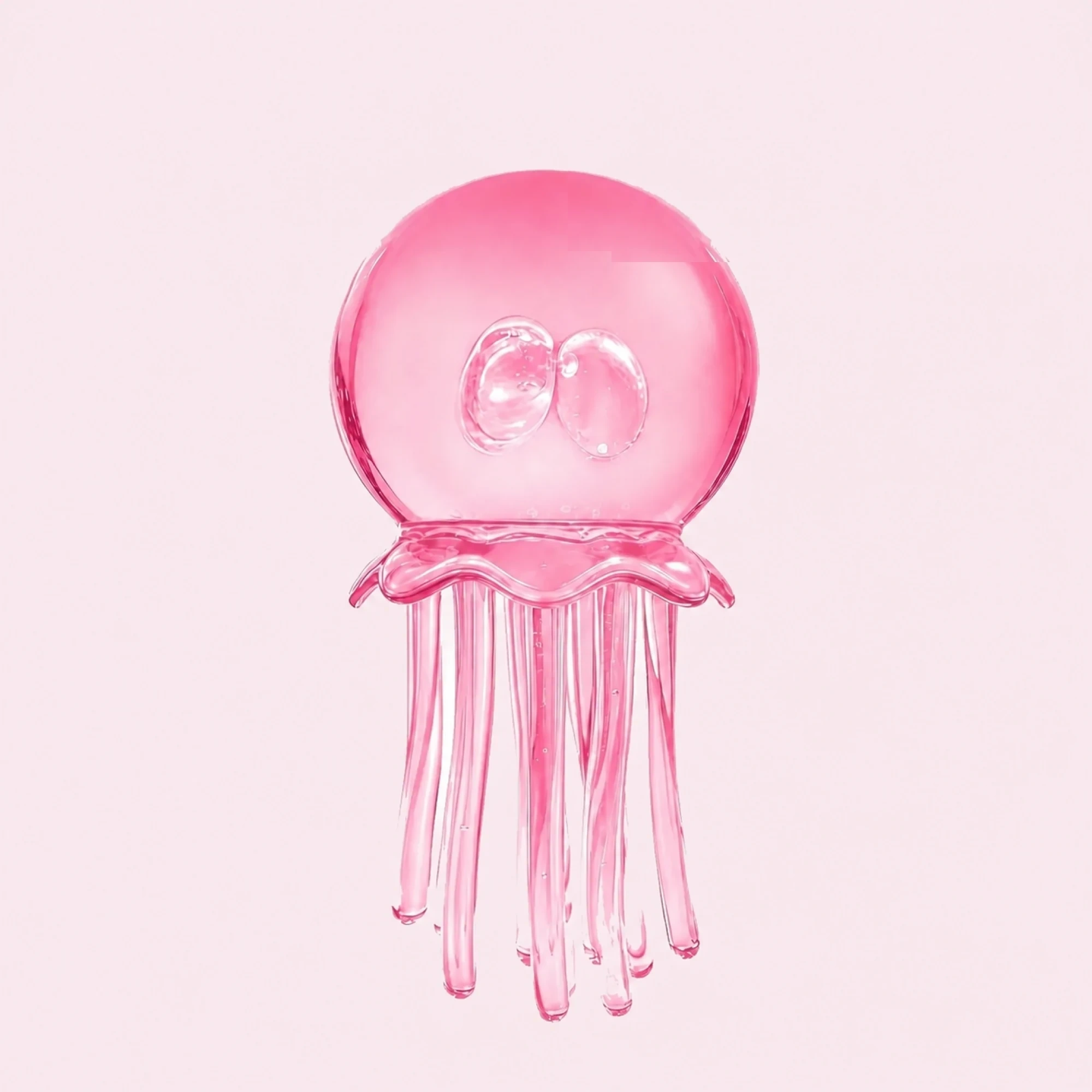 Mochi Jellyfish Squishy Soft Squeeze Stress Toy, Pink — alternate view