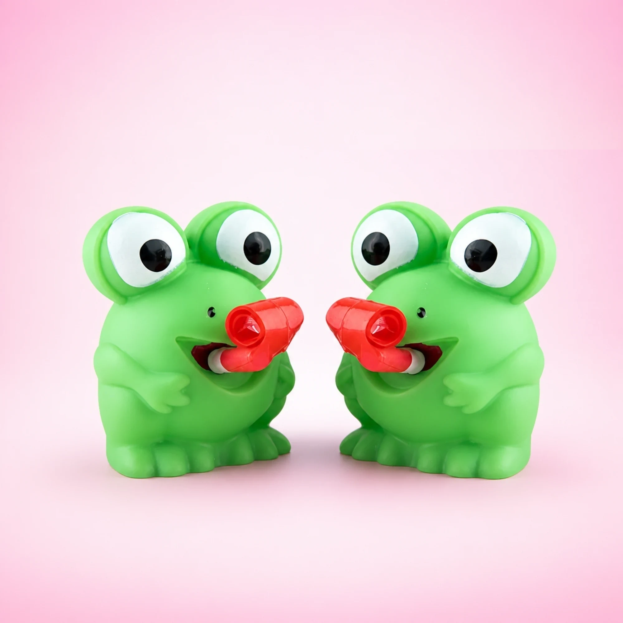 Puking Tongue Frog Squishy 2 Pack Funny Squeeze Toy — alternate view