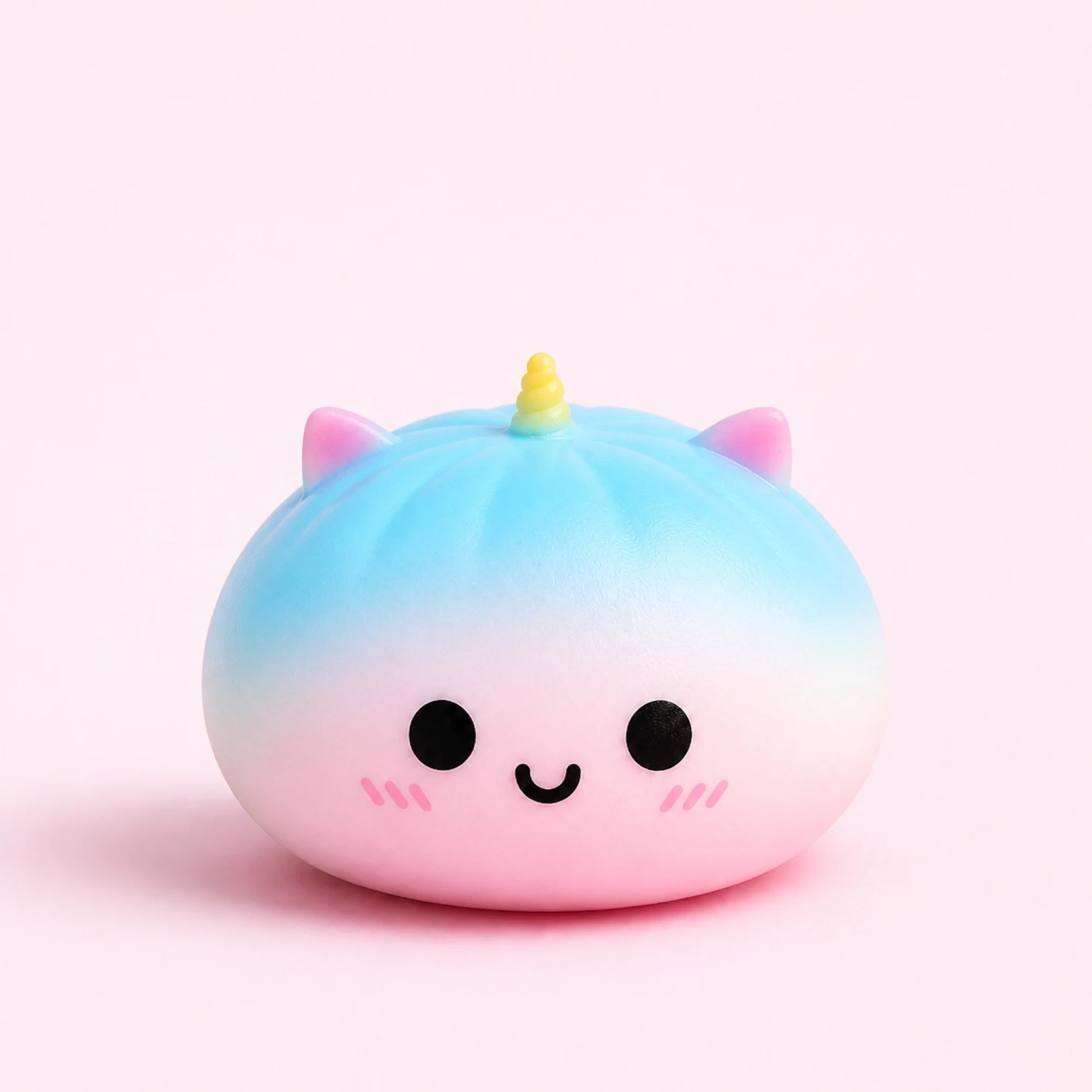 Unicorn Bun Squishy: Soft Stress Relief Toy