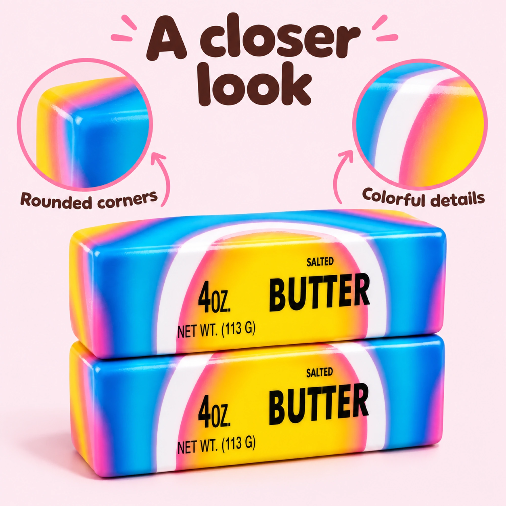 2 Pack Butter Squishy — Keep One, Gift the Other — details