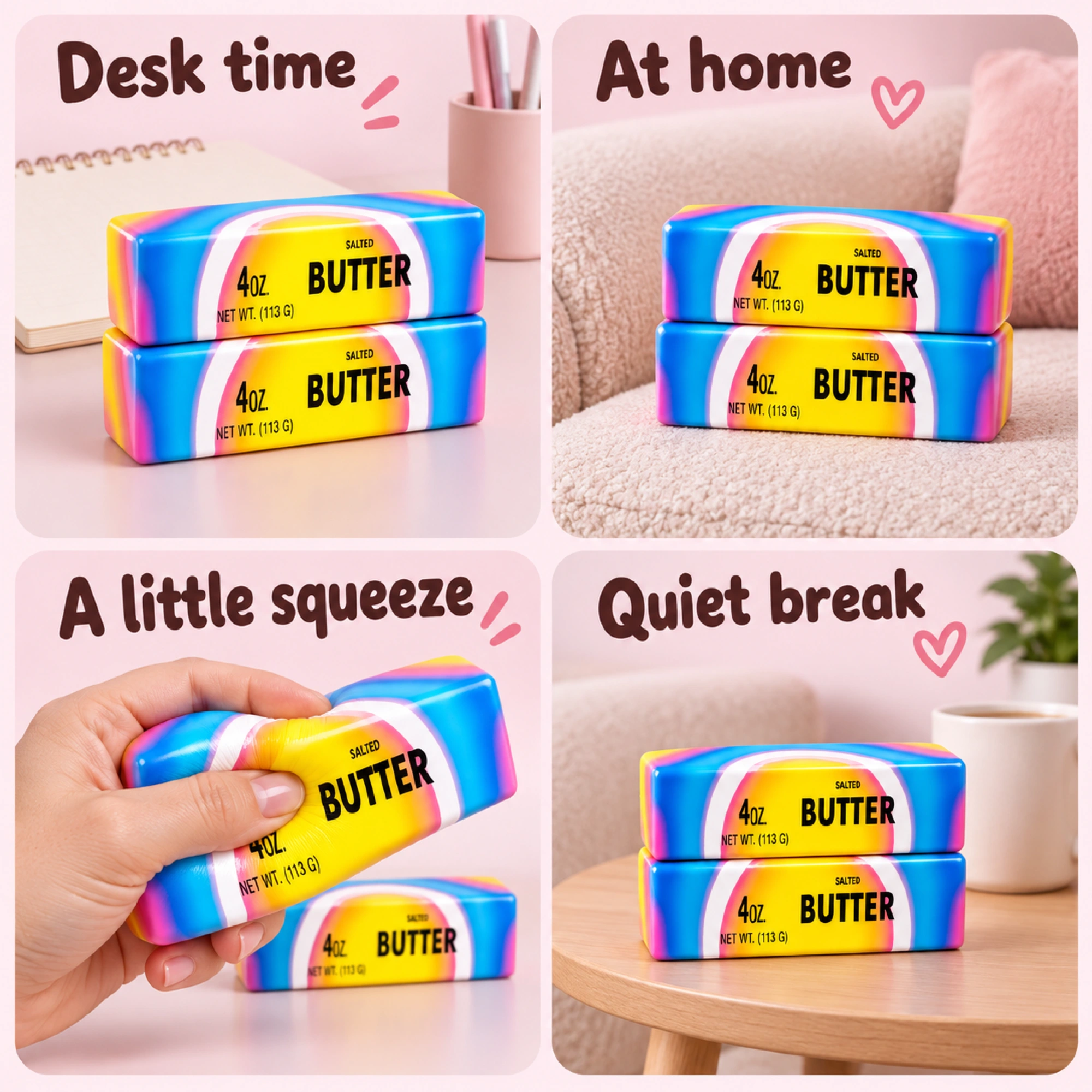2 Pack Butter Squishy — Keep One, Gift the Other — lifestyle