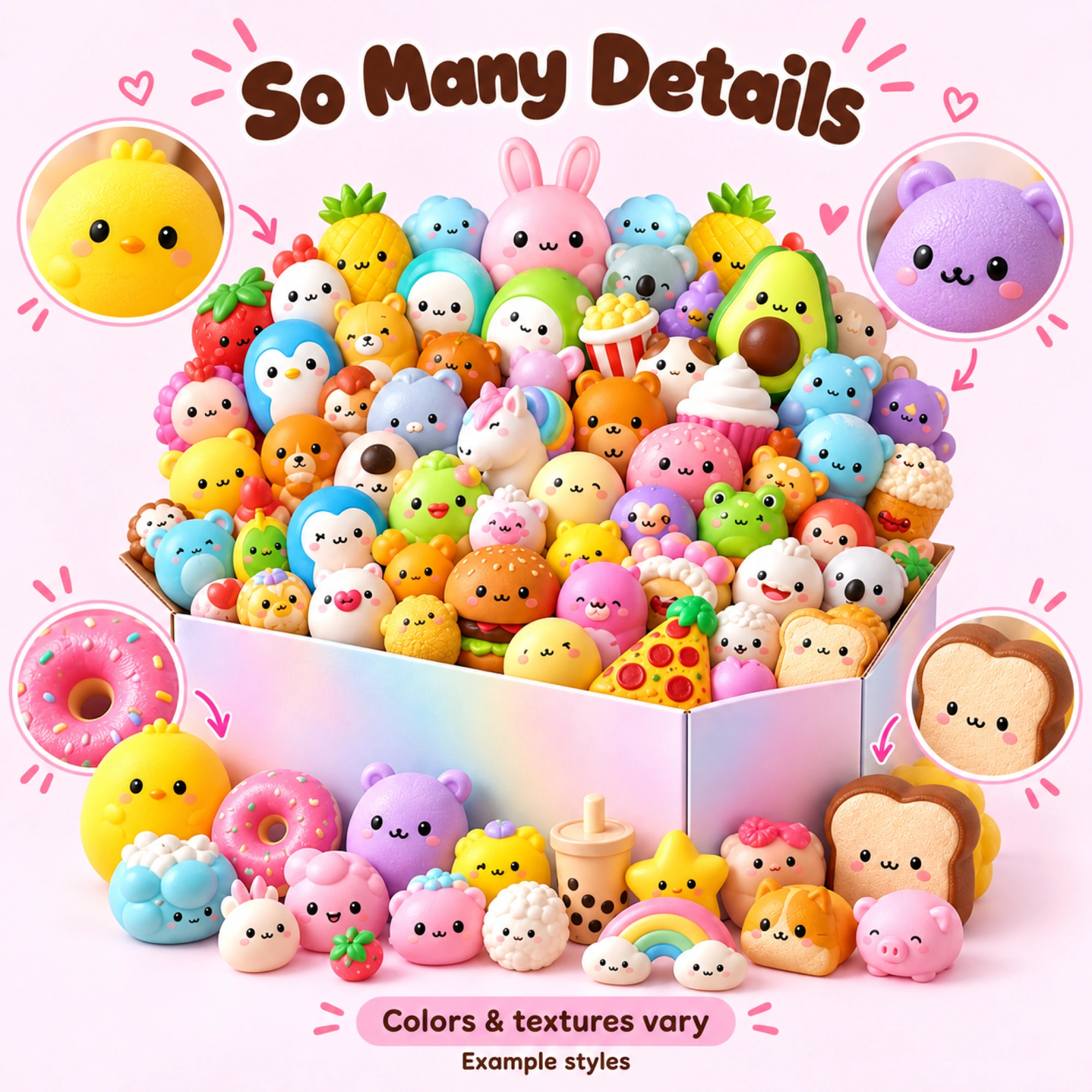 Squishy Royale Mystery Box – 40+ Piece Collection사진 접미사