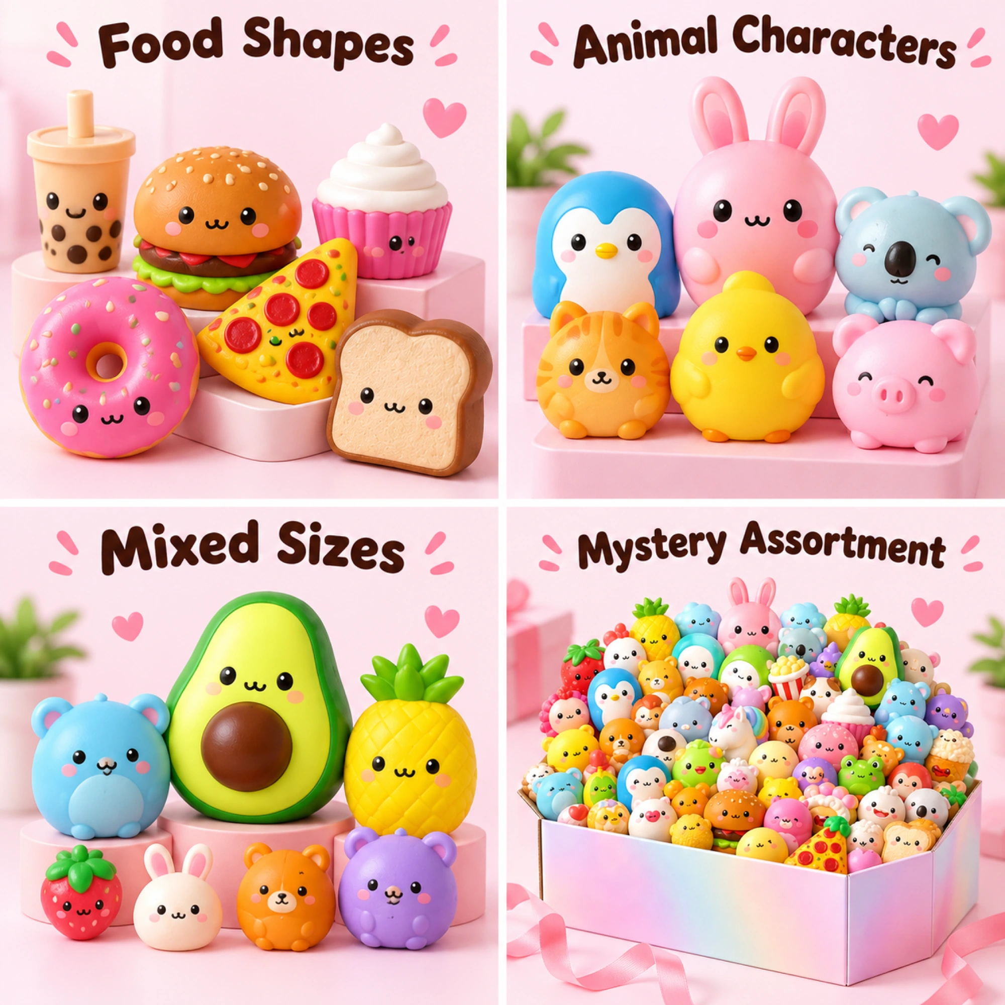 Squishy Royale Mystery Box – 40+ Piece Collection사진 접미사
