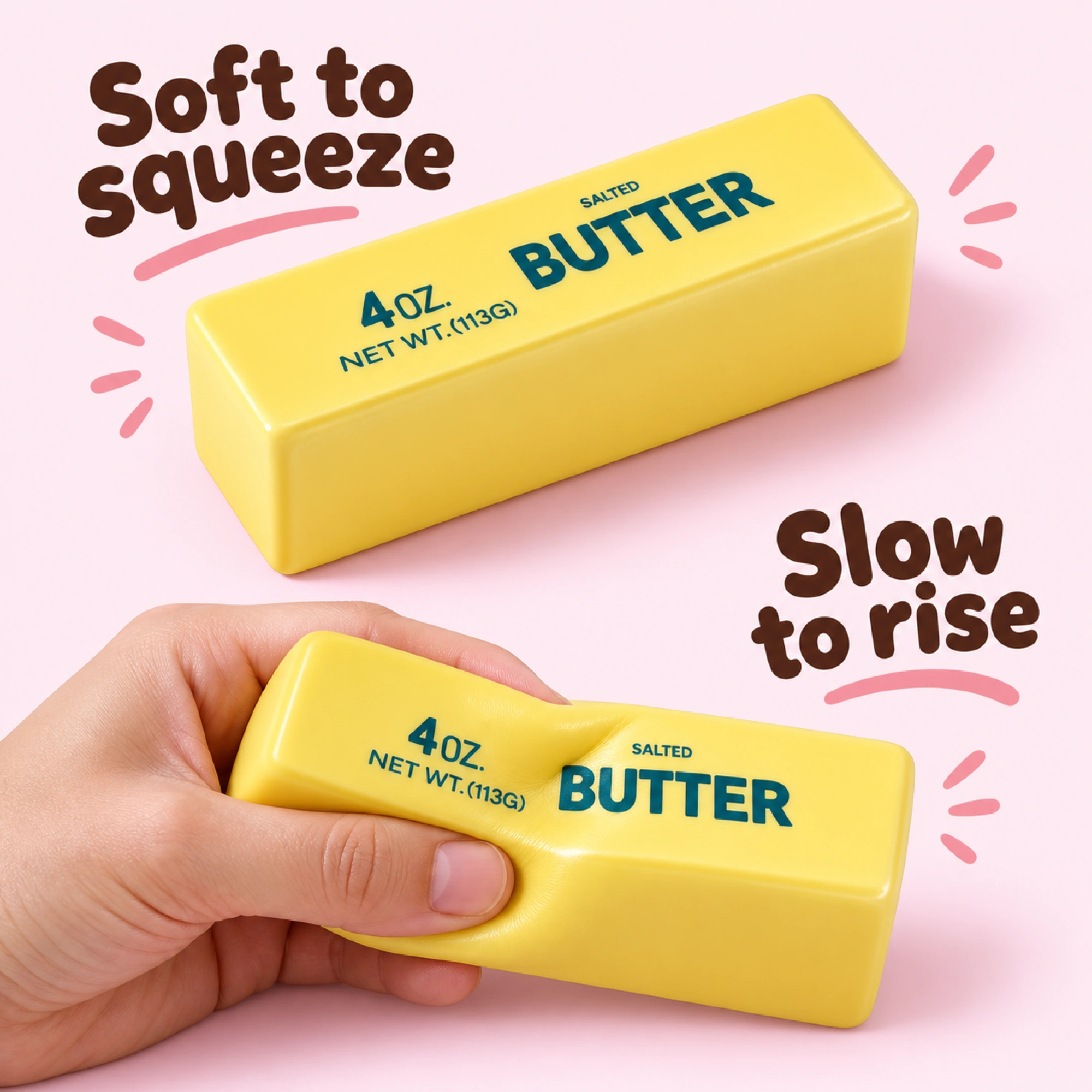 Scented Butter Squishy — Sweet Cream Aroma Squeeze — comparison
