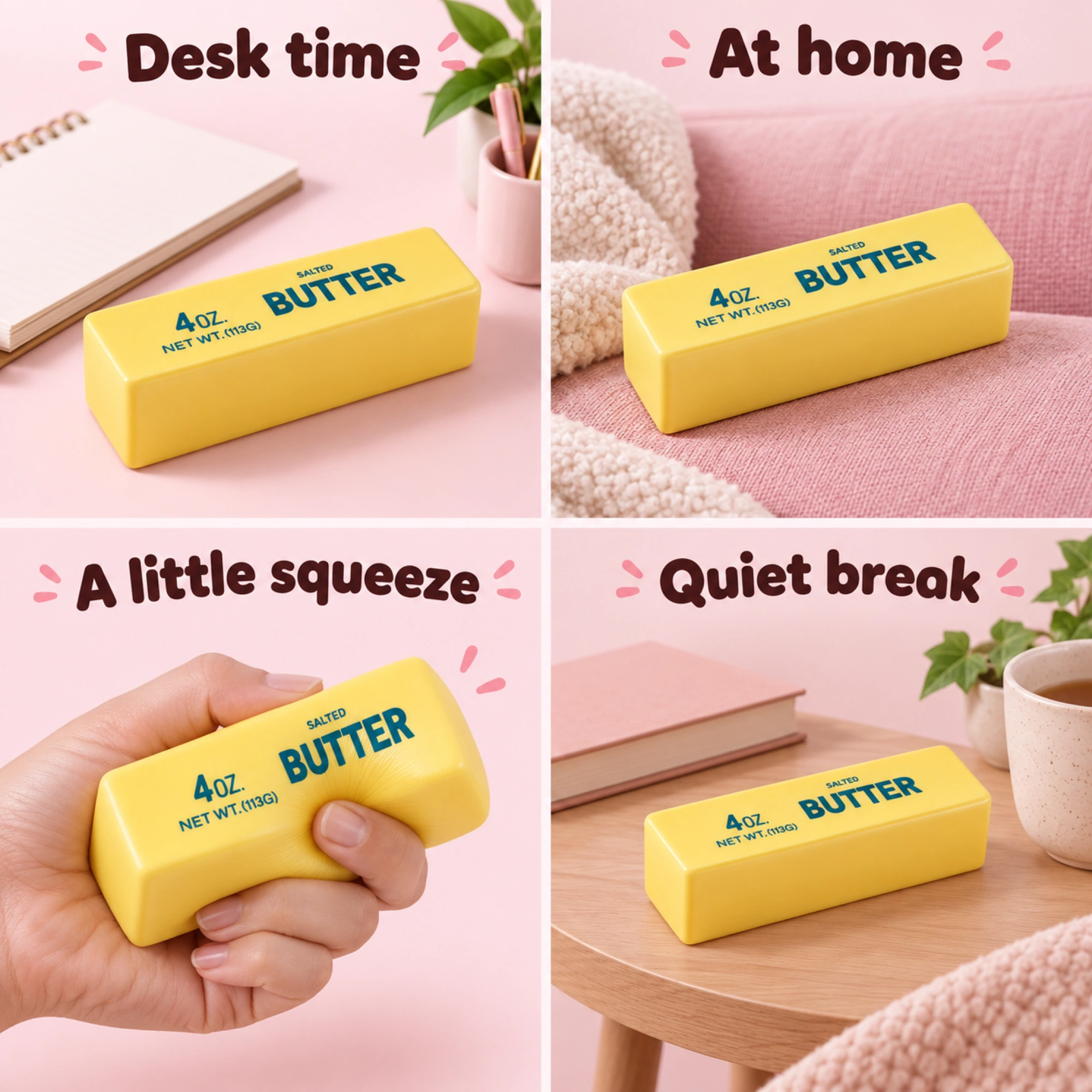 Scented Butter Squishy — Sweet Cream Aroma Squeeze — lifestyle