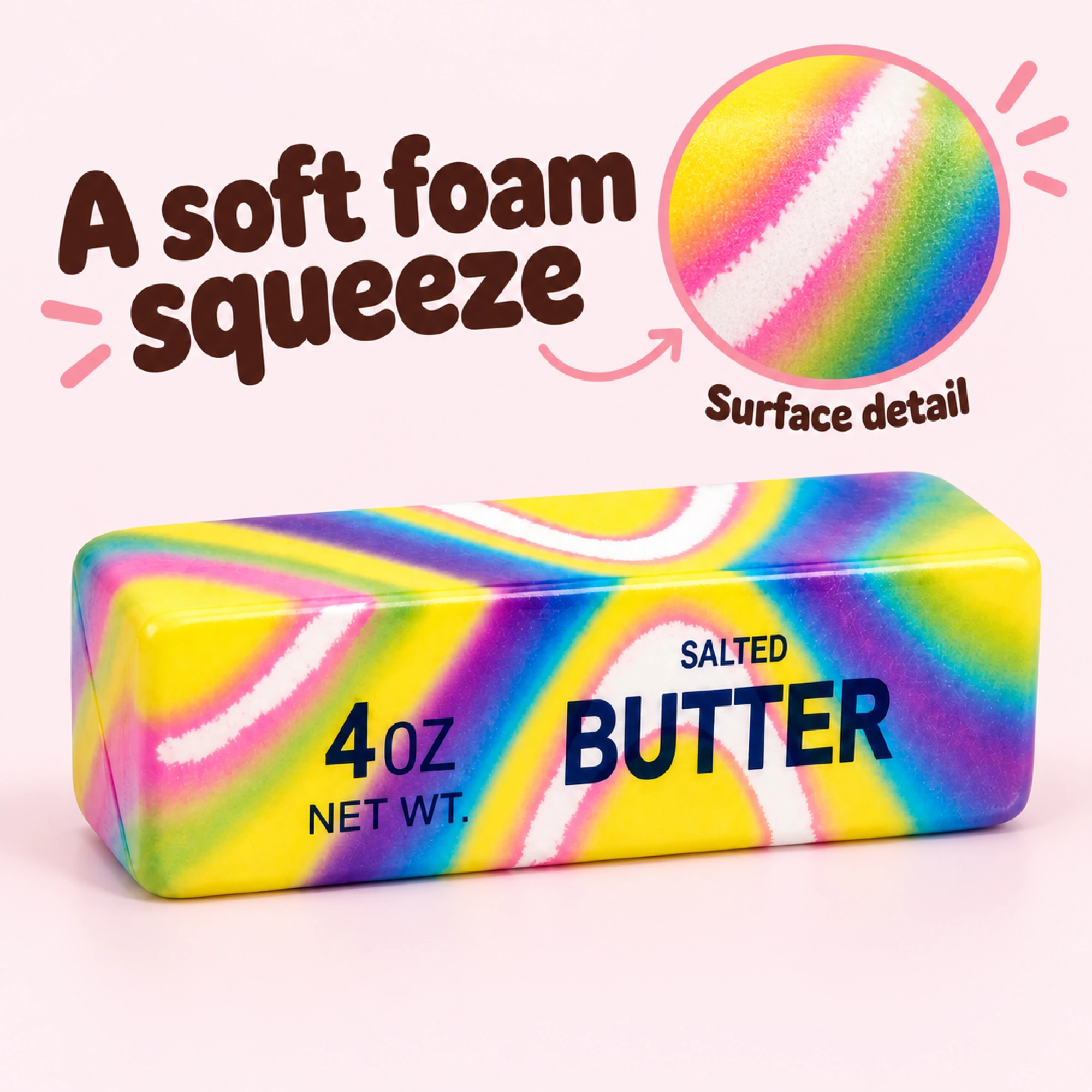 Squishy Butter Stick Fidget Toy – Slow-Rising Sensory Squishy — inside